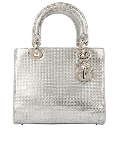 Micro-Cannage Medium Lady Dior, front view